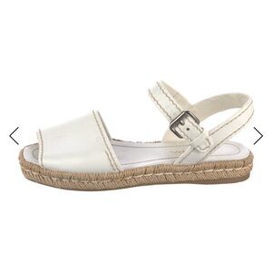 Prada White Size 40 Espadrilles Sandals